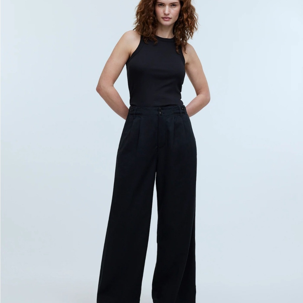 Madewell Harlow wide-leg linen pants